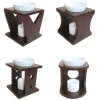 Wooden Oil Burner Set – Chocolate