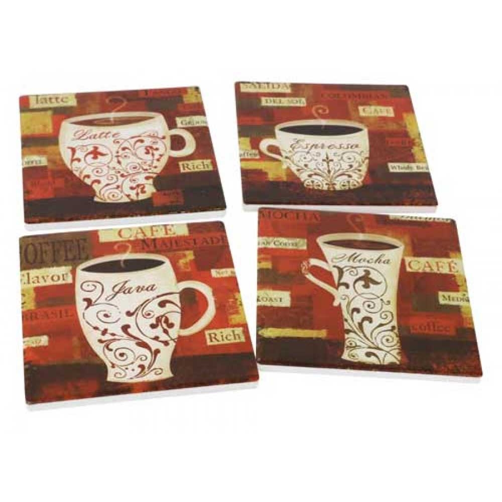 Square Mugs Print Ceramic Coasters – 11cm