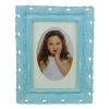 Blue Leaf Pattern Photo Frame