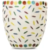 Multi Colour Specks Tealight Candle Holder 9cm