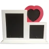 3 In 1 Photo Frame – White With Pink Love Heart