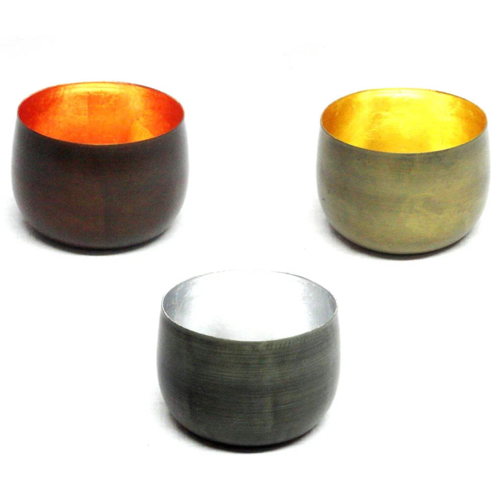 Metal Bowl Tealight Candle Holder