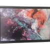 Multicoloured Abstract Print Framed Canvas 40cm X 60cm