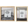 Pastel Black Natural Wood Finish Photo Frame