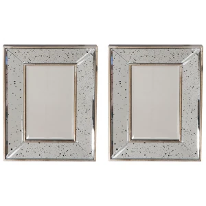 Antique Classic Rectangular Wall Mirror – Set Of 2