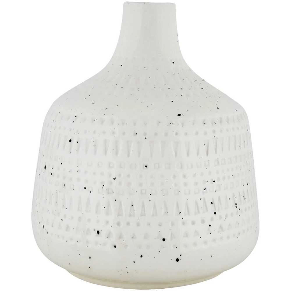 Glossy White Ceramic Vase 24cm