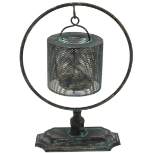Moroccan Floating Sphere lantern Metal Candle Holder – 35cm Height