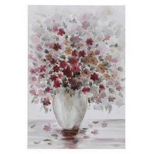 Flowers In Vase Stretched Canvas 60cm X 90cm