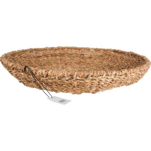 Seagrass Round Tray With Iron Frame 55cm