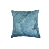 Blue Agate Pattern Cotton Cushion Cover With Insert 45cm X 45cm
