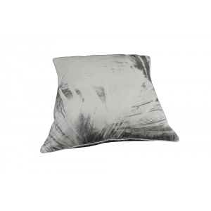 Grey Tone Feather Cotton Cushion Cover With Insert 45cm X 45cm