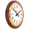 Cobb & Co. Railway Wooden Wall Clock – Satin Antique Roman 40cm