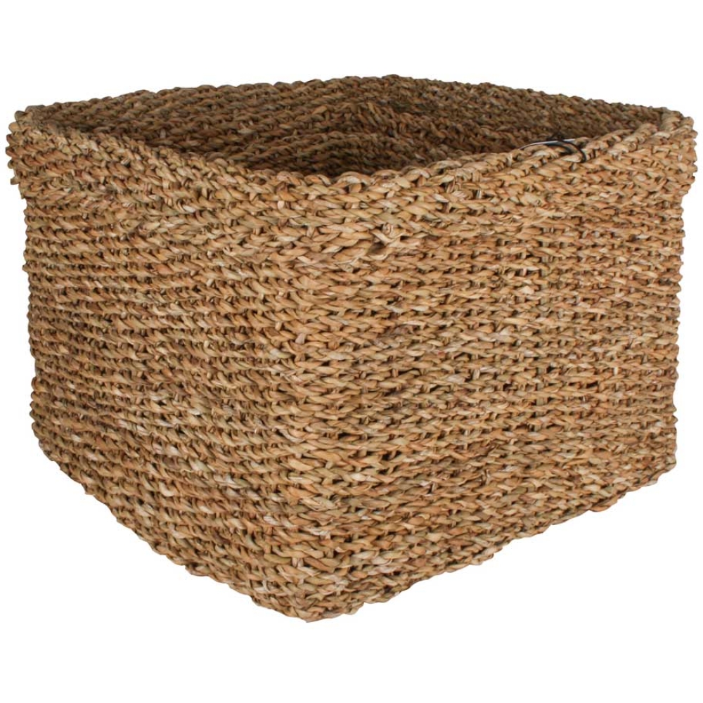 Seagrass Square Laundry Storage Basket – Set Of 3