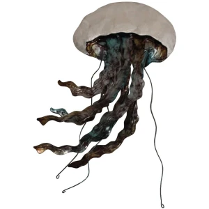 White Capiz Shell Jellyfish Wall Decor