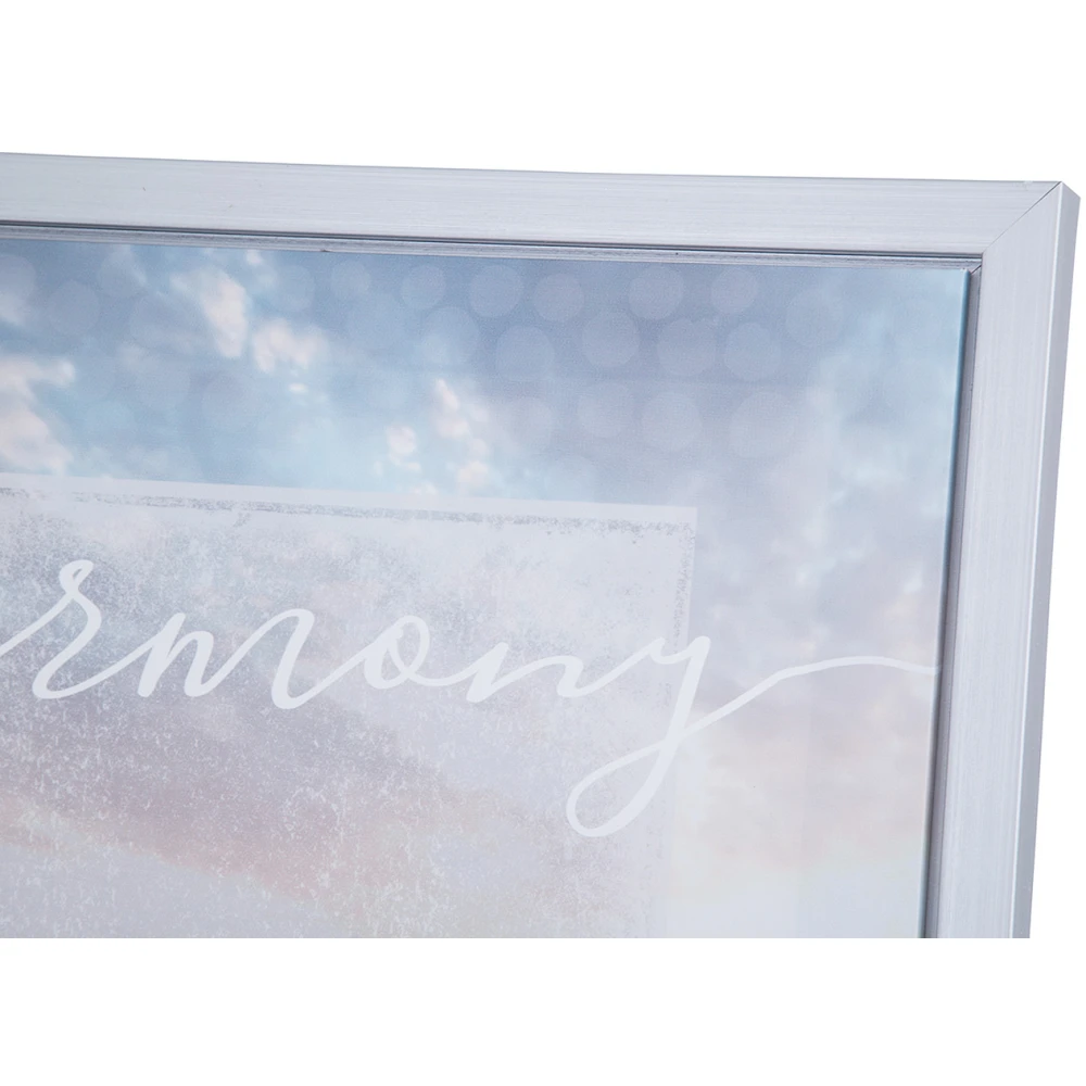 Calm Sea ‘harmony’ Framed Canvas Wall Art 45cm X 65cm