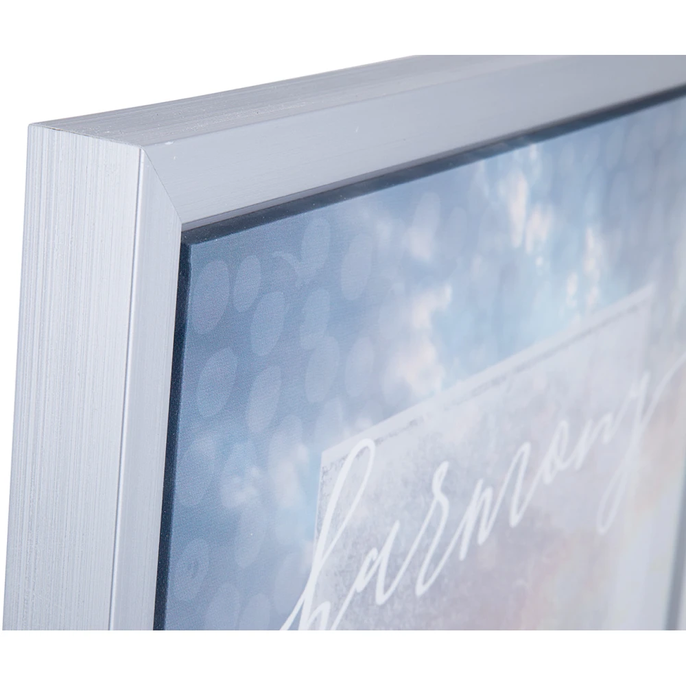 Calm Sea ‘harmony’ Framed Canvas Wall Art 45cm X 65cm