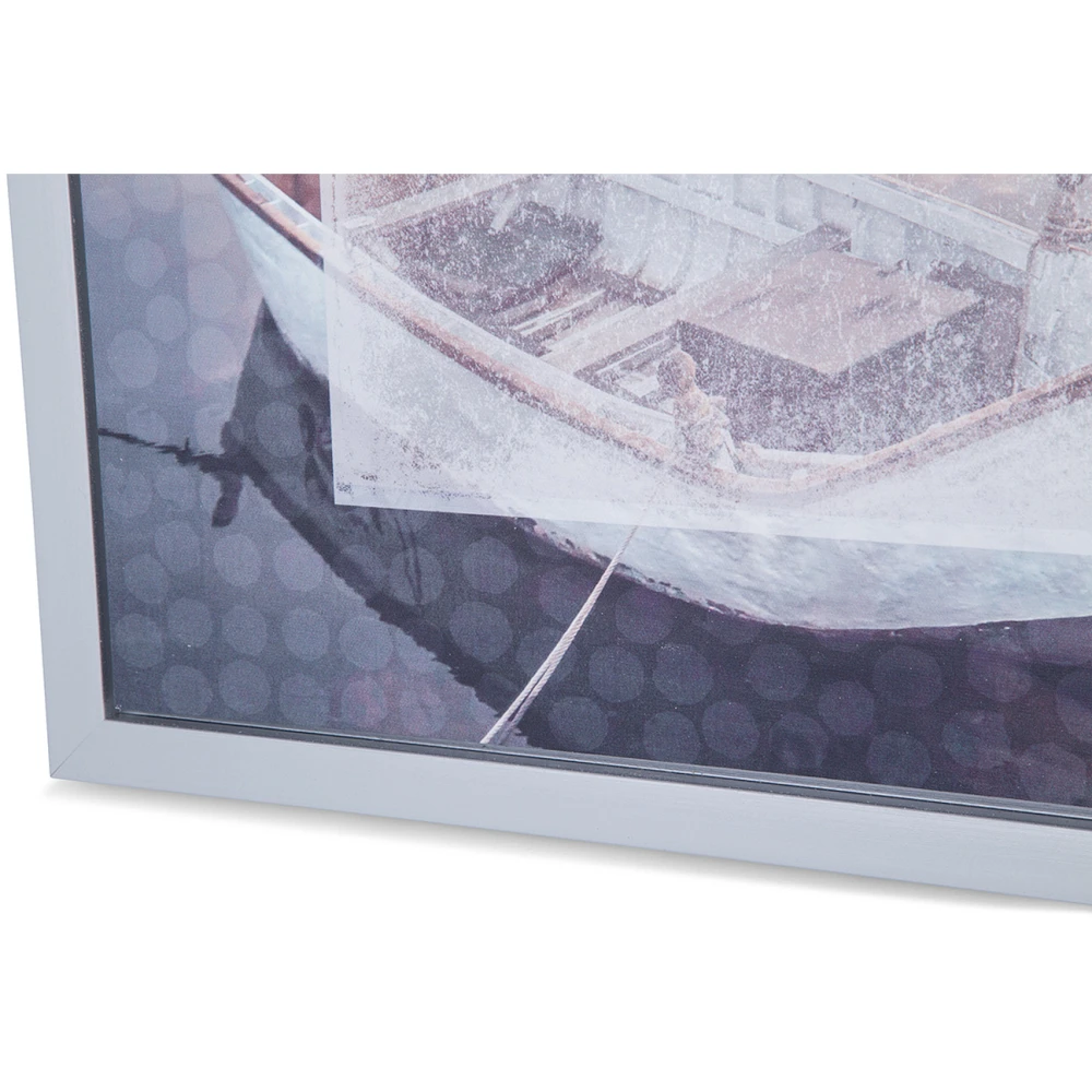 Calm Sea ‘harmony’ Framed Canvas Wall Art 45cm X 65cm