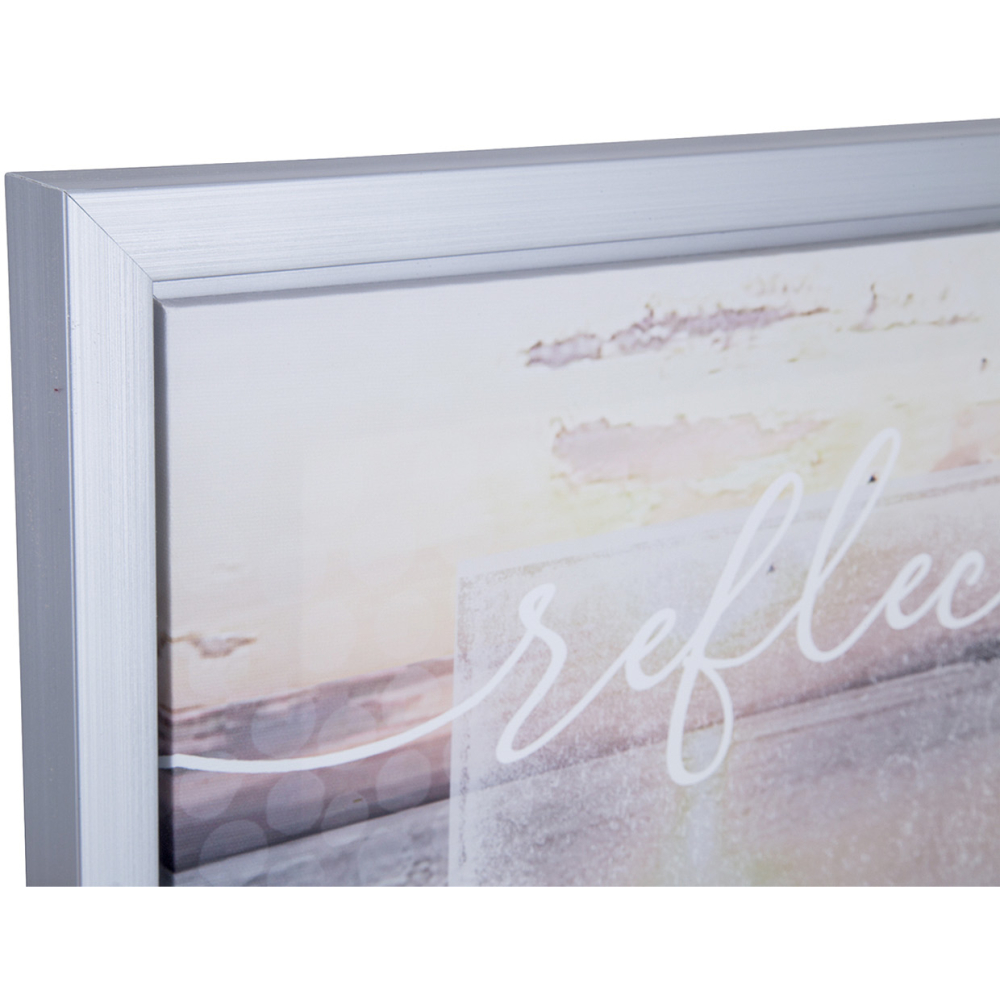 Calm Sea ‘reflect’ Framed Canvas Wall Art 45cm X 65cm