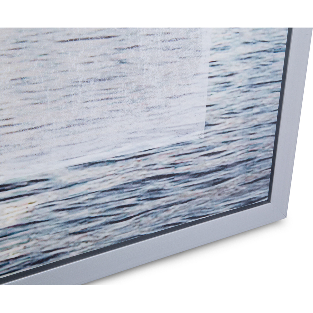 Calm Sea ‘tranquil’ Framed Canvas Wall Art 45cm X 65cm