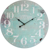 Large Round 58cm Mist “cafe De La Tour” Wall Clock