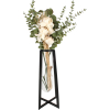 Metal And Glass Vase Pot Planter With Stand 40cm Tall