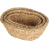 Burleigh Seagrass Oval Baskets – Set Of 3