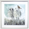 Sheep Friends Framed Print Wall Art – Design 1