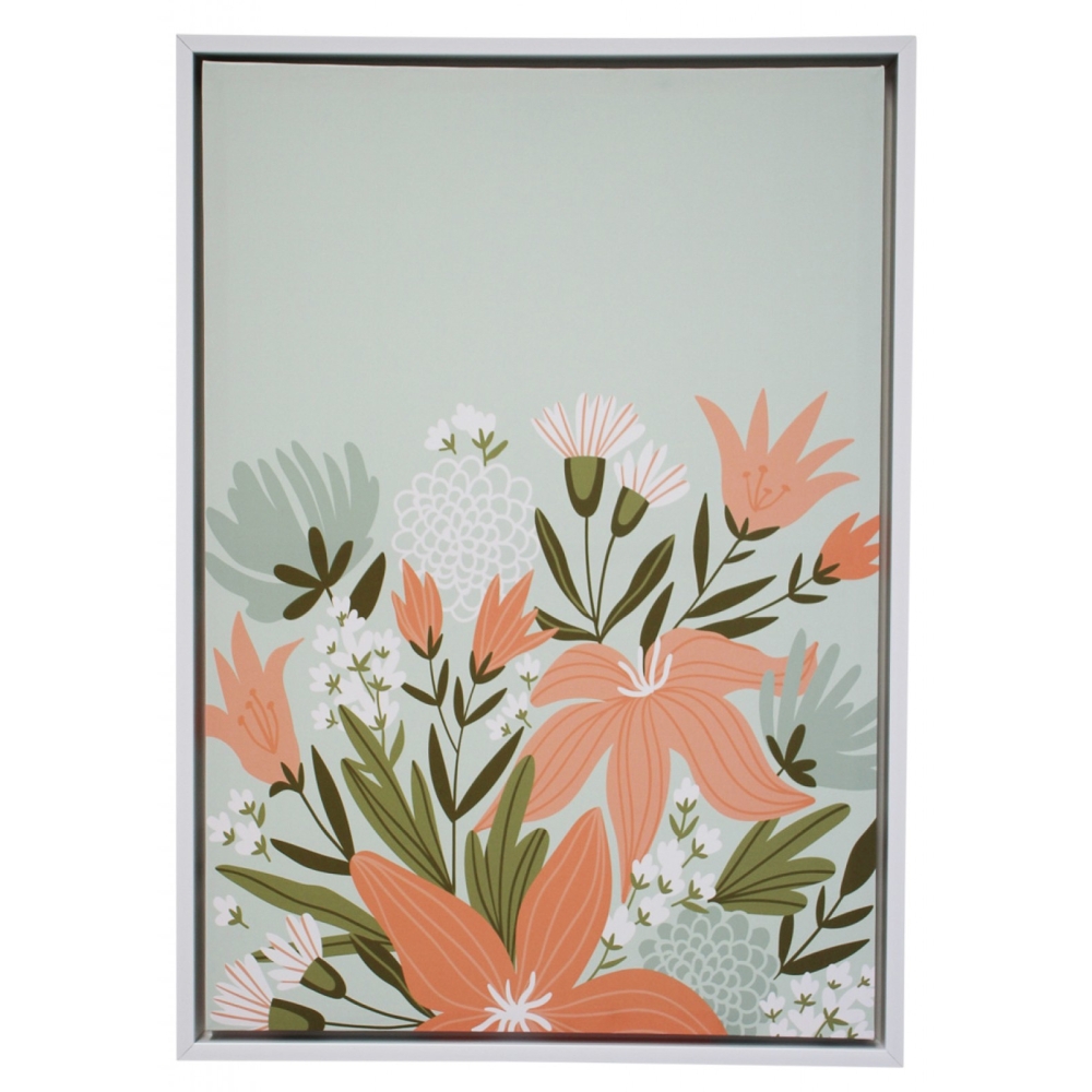 Springtime Framed Canvas Wall Art 50x70cm