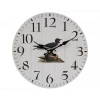Round 34cm Decoy Duck Print Wall Clock
