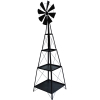 Large 3 Shelf Windmill Metal Display Unit 170cm