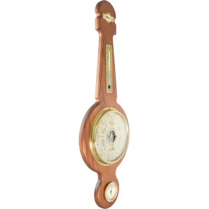 Cobb & Co. Large Banjo Wooden Barometer – Satin Oak 79cm