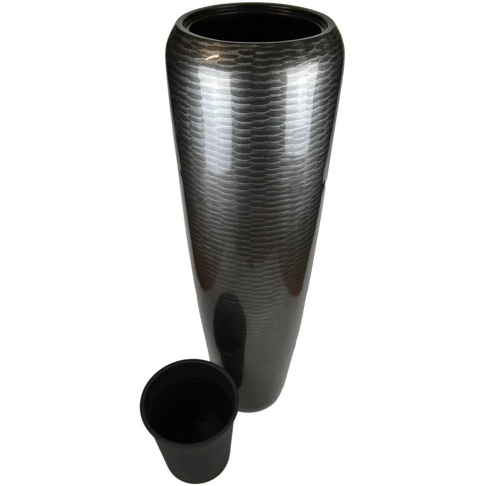 Jardiniere Extra Large Floor Vase/planter 117cm – Black Design