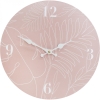 Round 34cm Peach Palm Wall Clock
