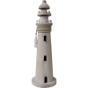 Whitewash Wooden Nautical Lighthouse Decor – 49cm