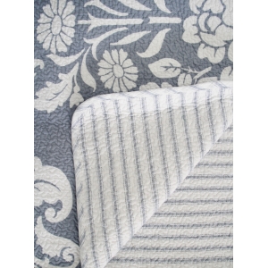Damask Quilted Throw/bedspread