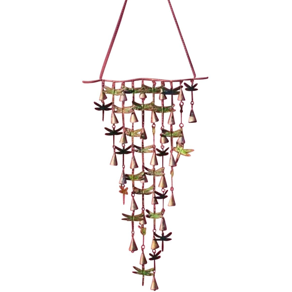 Dragonfly & Bells Metal Wind Chime