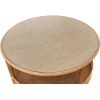 Bayview Round Rattan & Glass Coffee Table – Natural