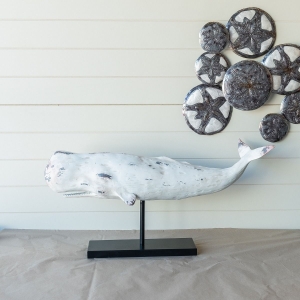 Migaloo Whale On Stand Decor