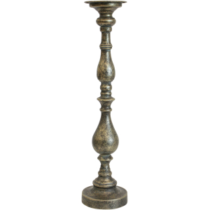 Antique Tall Metal Candle Holder 54cm